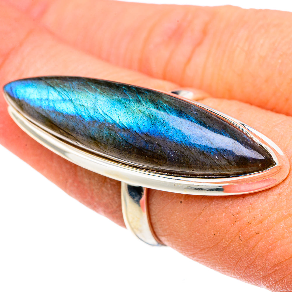 Labradorite Rings handcrafted by Ana Silver Co - RING91805