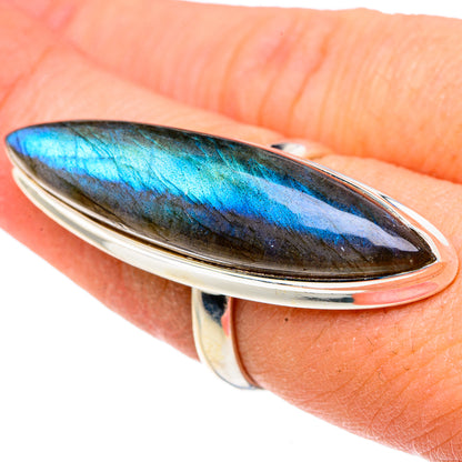 Labradorite Rings handcrafted by Ana Silver Co - RING91805