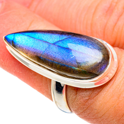Labradorite Rings handcrafted by Ana Silver Co - RING91806