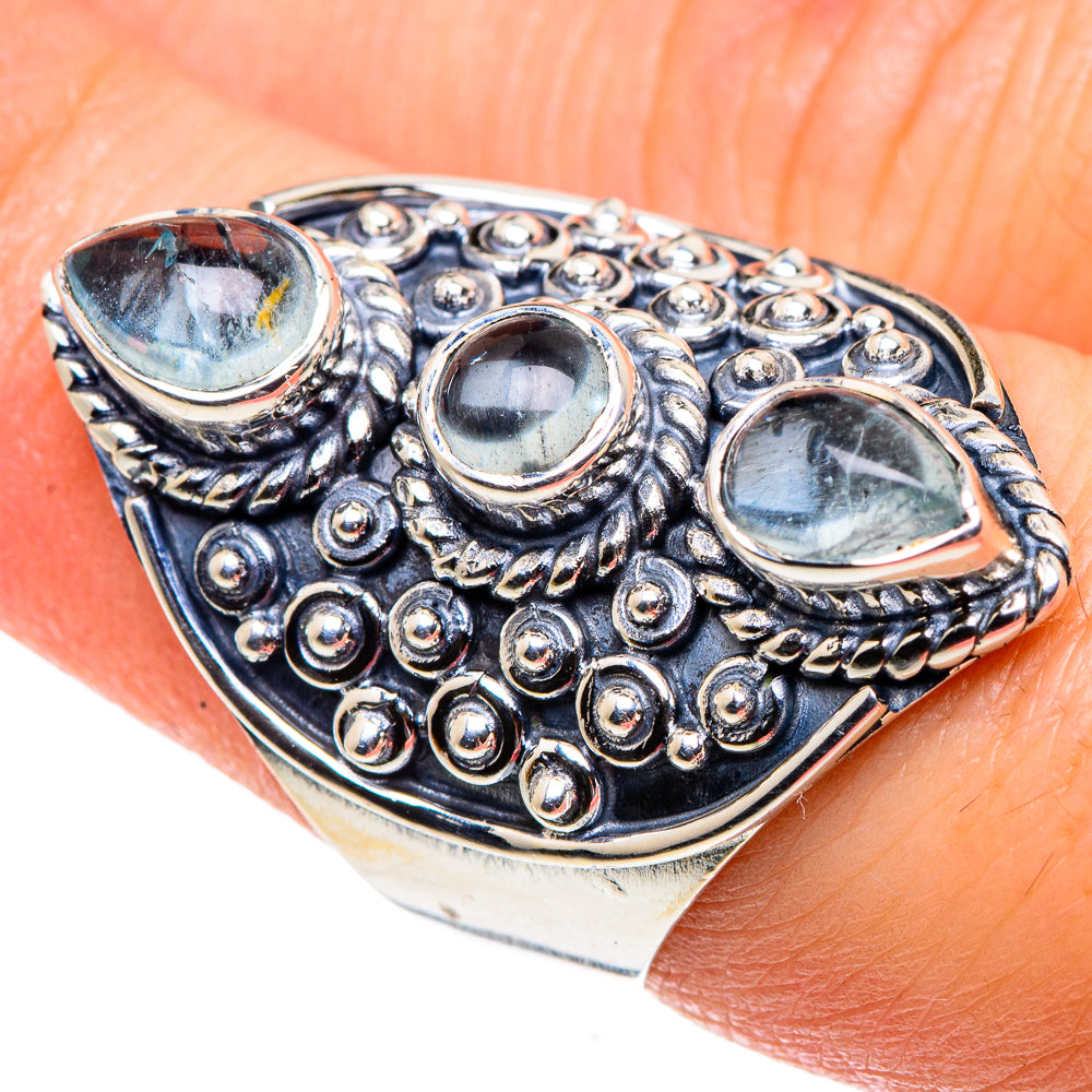 Blue Topaz Rings handcrafted by Ana Silver Co - RING91812