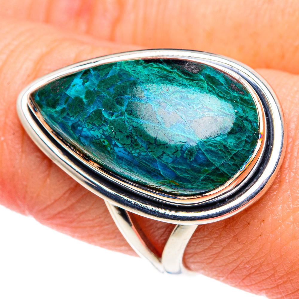 Shattuckite Rings handcrafted by Ana Silver Co - RING91815