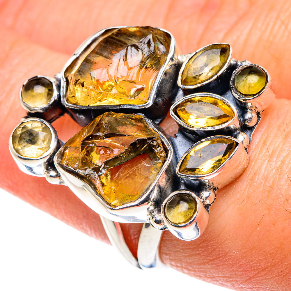 Citrine Rings handcrafted by Ana Silver Co - RING91820