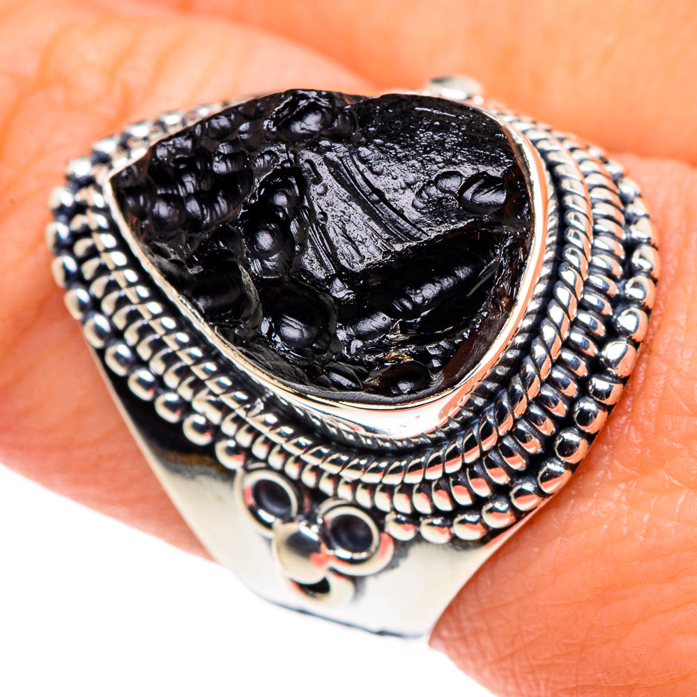 Tektite Rings handcrafted by Ana Silver Co - RING91828