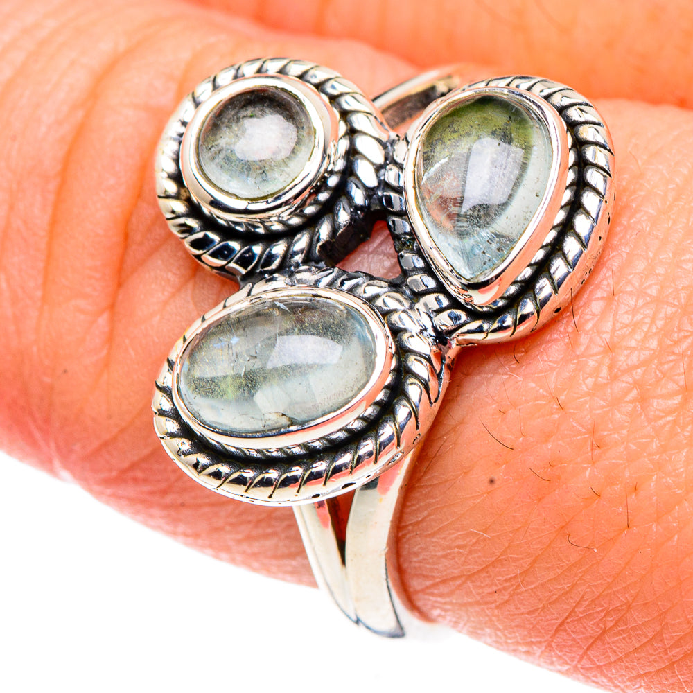 Aquamarine Rings handcrafted by Ana Silver Co - RING91837