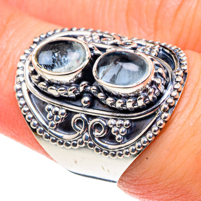 Blue Topaz Rings handcrafted by Ana Silver Co - RING91843