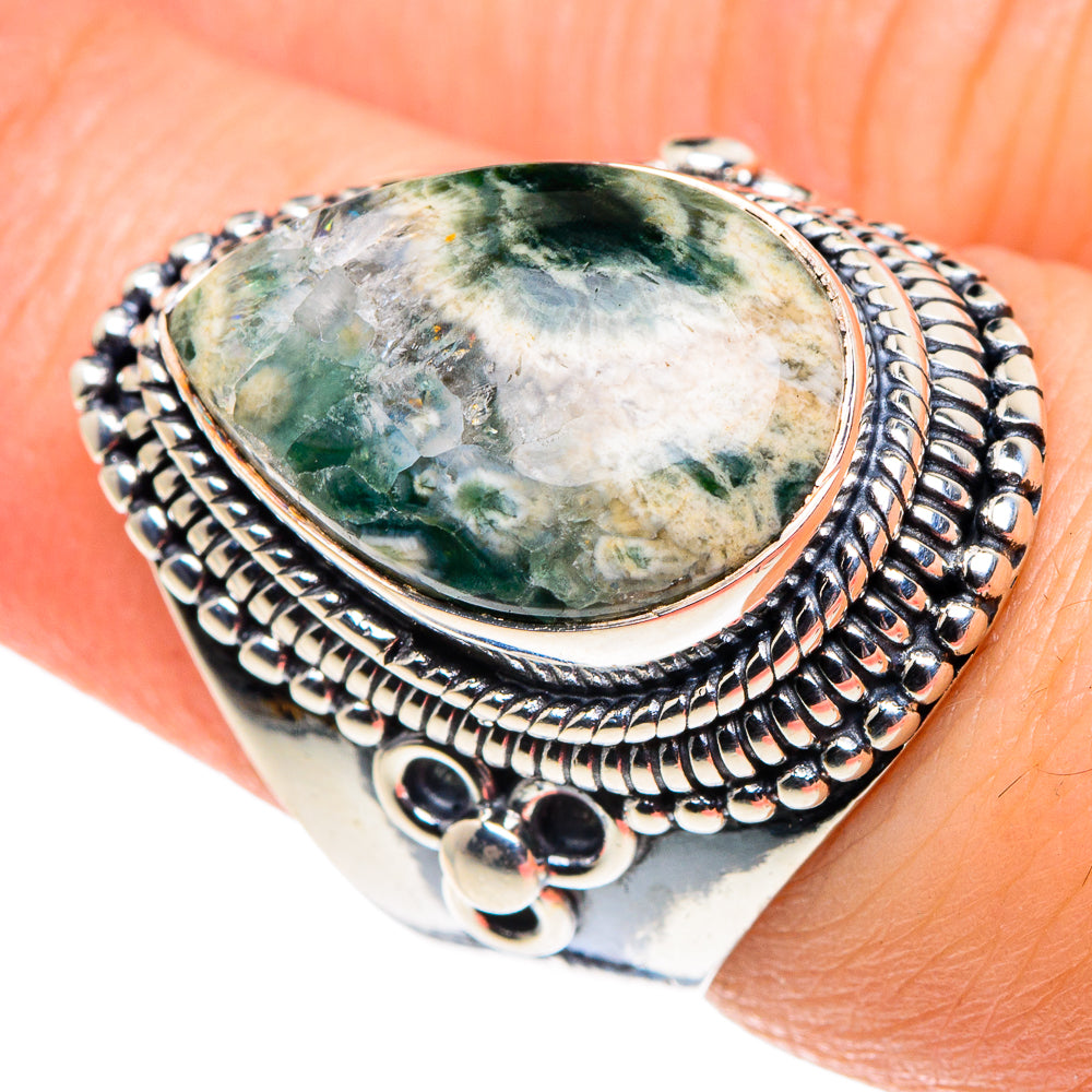 Ocean Jasper Rings handcrafted by Ana Silver Co - RING91846