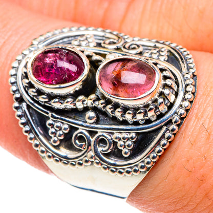 Pink Tourmaline Rings handcrafted by Ana Silver Co - RING91850