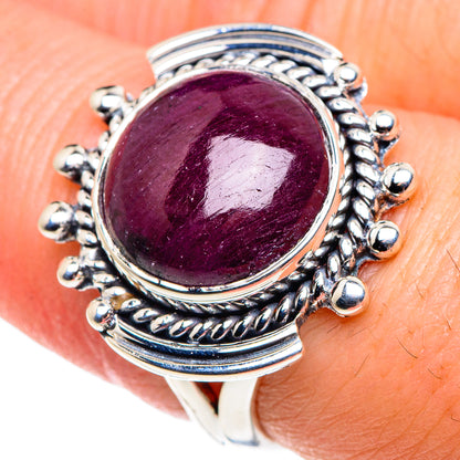 Star Ruby Rings handcrafted by Ana Silver Co - RING91851