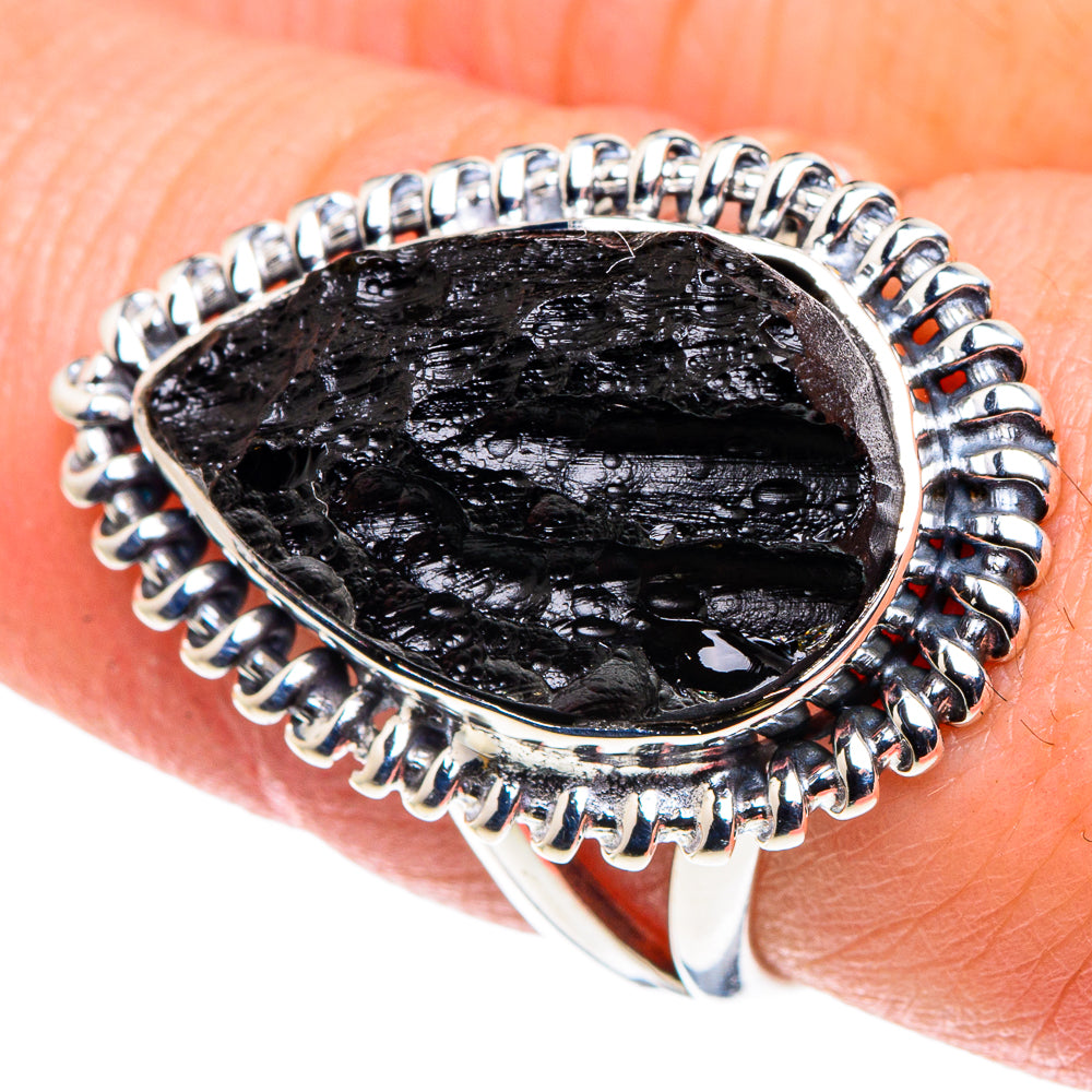 Tektite Rings handcrafted by Ana Silver Co - RING91854