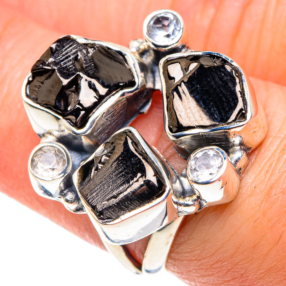 Shungite Rings handcrafted by Ana Silver Co - RING91855