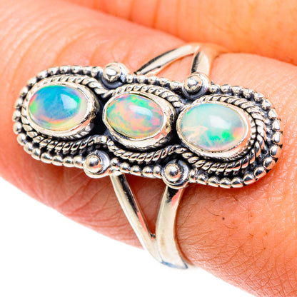 Ethiopian Opal Rings handcrafted by Ana Silver Co - RING91860