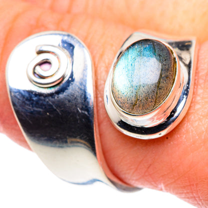 Labradorite Rings handcrafted by Ana Silver Co - RING91863