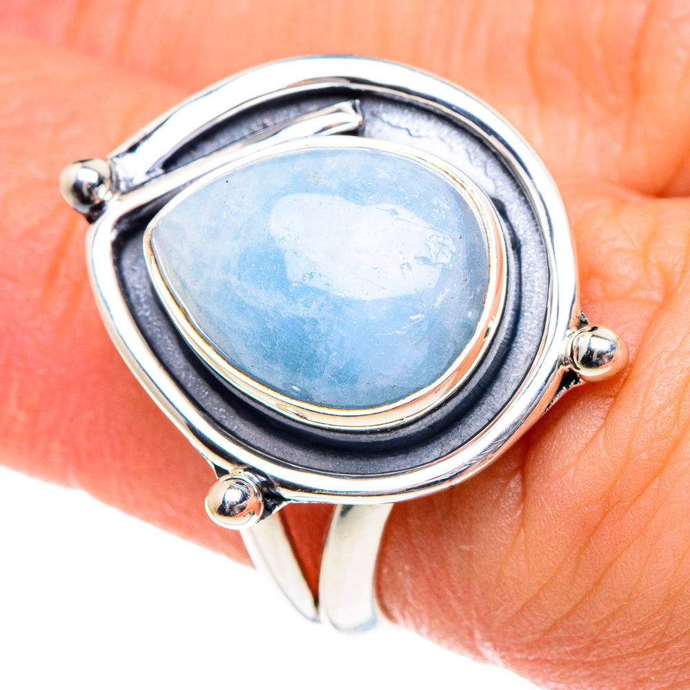 Larimar Rings handcrafted by Ana Silver Co - RING91869
