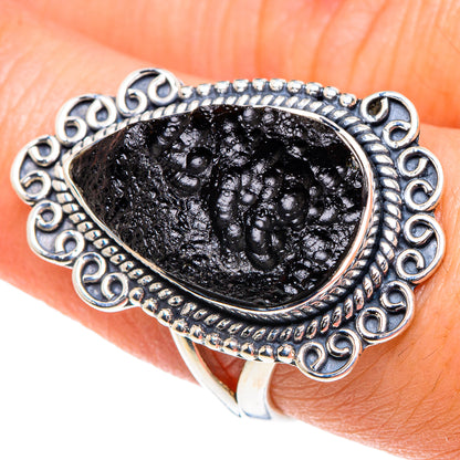 Tektite Rings handcrafted by Ana Silver Co - RING91881