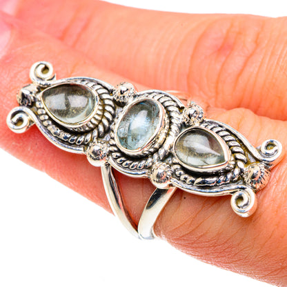 Aquamarine Rings handcrafted by Ana Silver Co - RING91888