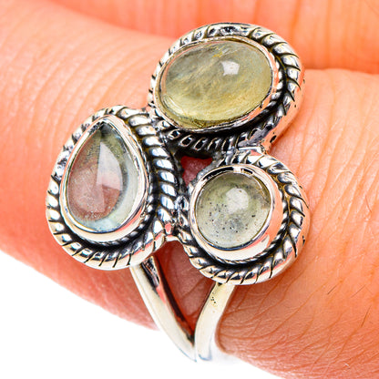 Prehnite Rings handcrafted by Ana Silver Co - RING91895