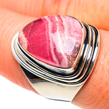 Rhodochrosite Rings handcrafted by Ana Silver Co - RING91900