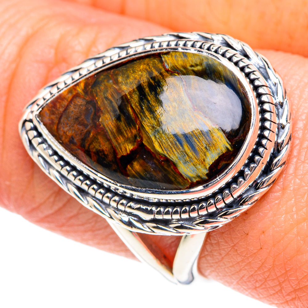 Pietersite Rings handcrafted by Ana Silver Co - RING91924