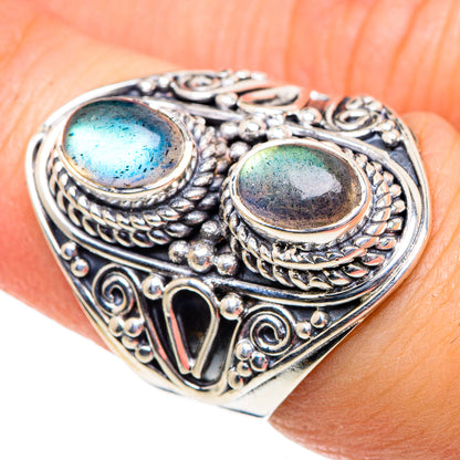 Labradorite Rings handcrafted by Ana Silver Co - RING91933