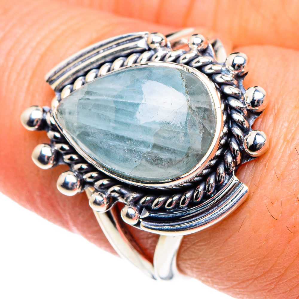 Aquamarine Rings handcrafted by Ana Silver Co - RING91936