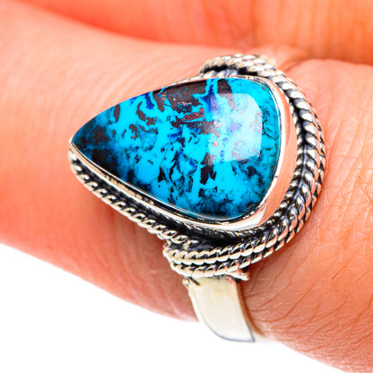 Shattuckite Rings handcrafted by Ana Silver Co - RING91937