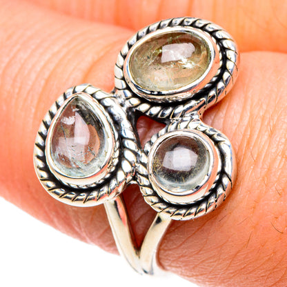 Aquamarine Rings handcrafted by Ana Silver Co - RING91938