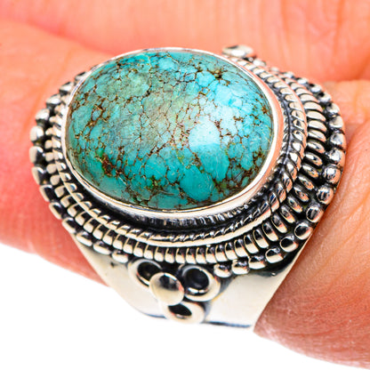 Tibetan Turquoise Rings handcrafted by Ana Silver Co - RING91942