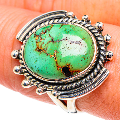Tibetan Turquoise Rings handcrafted by Ana Silver Co - RING91945