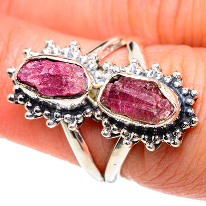 Pink Tourmaline Rings handcrafted by Ana Silver Co - RING91948