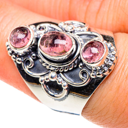 Pink Tourmaline Rings handcrafted by Ana Silver Co - RING91949
