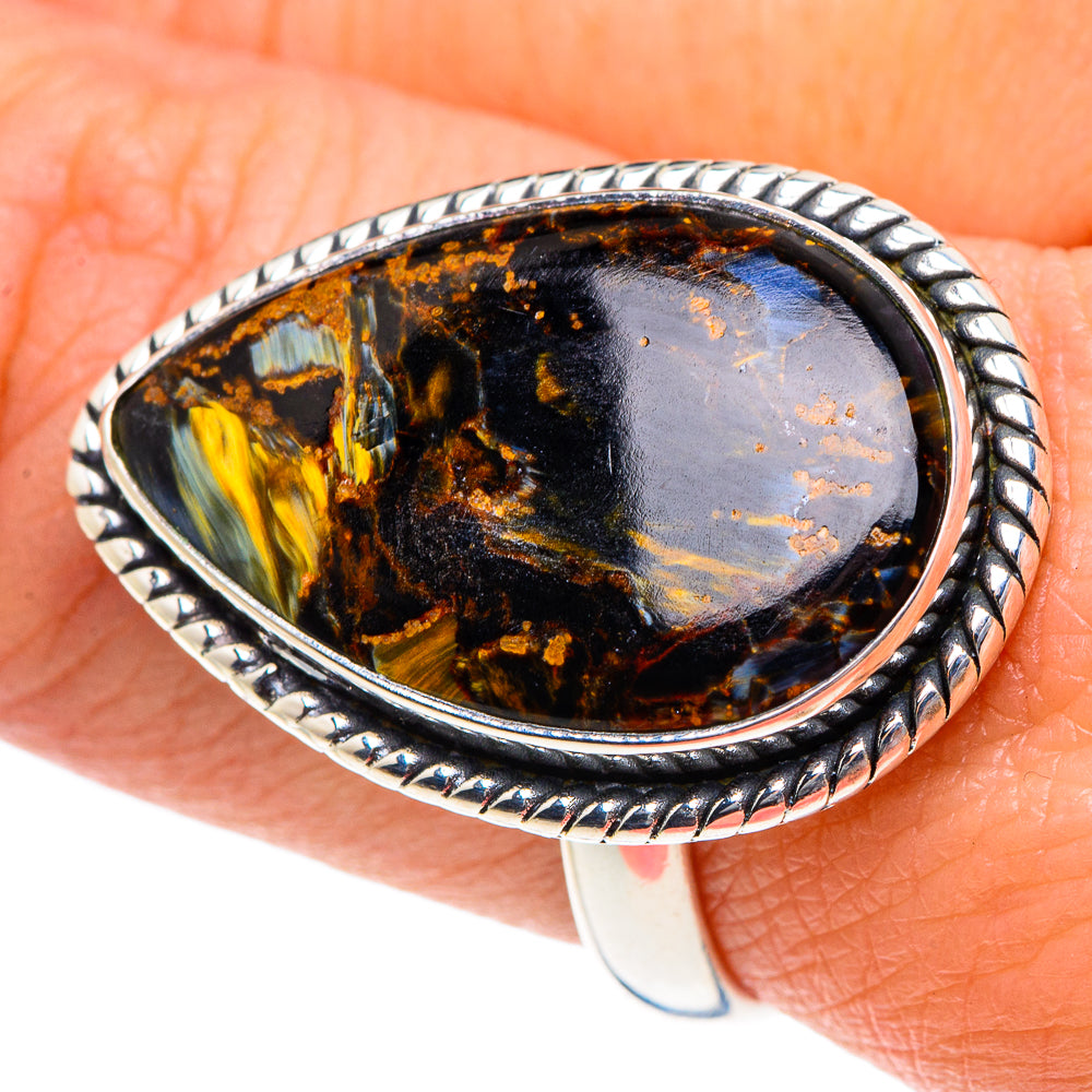 Pietersite Rings handcrafted by Ana Silver Co - RING91952
