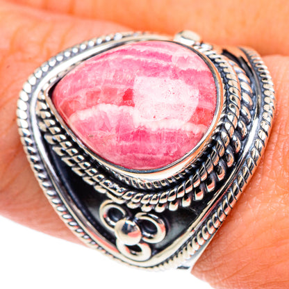 Rhodochrosite Rings handcrafted by Ana Silver Co - RING91969