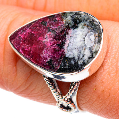 Russian Eudialyte Rings handcrafted by Ana Silver Co - RING91970