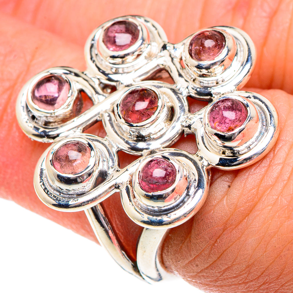 Pink Tourmaline Rings handcrafted by Ana Silver Co - RING91971