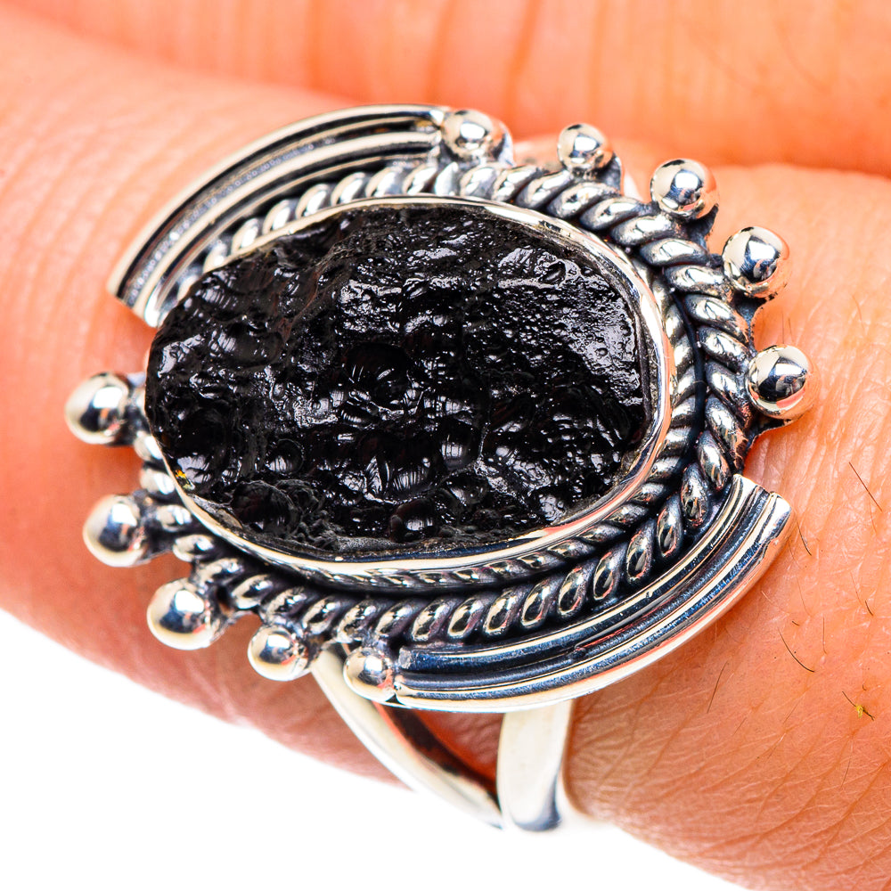 Tektite Rings handcrafted by Ana Silver Co - RING91972