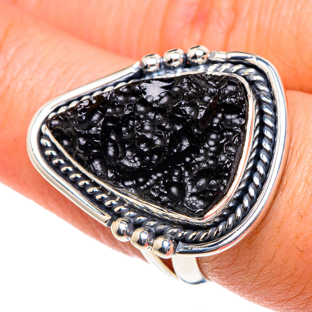 Tektite Rings handcrafted by Ana Silver Co - RING91973