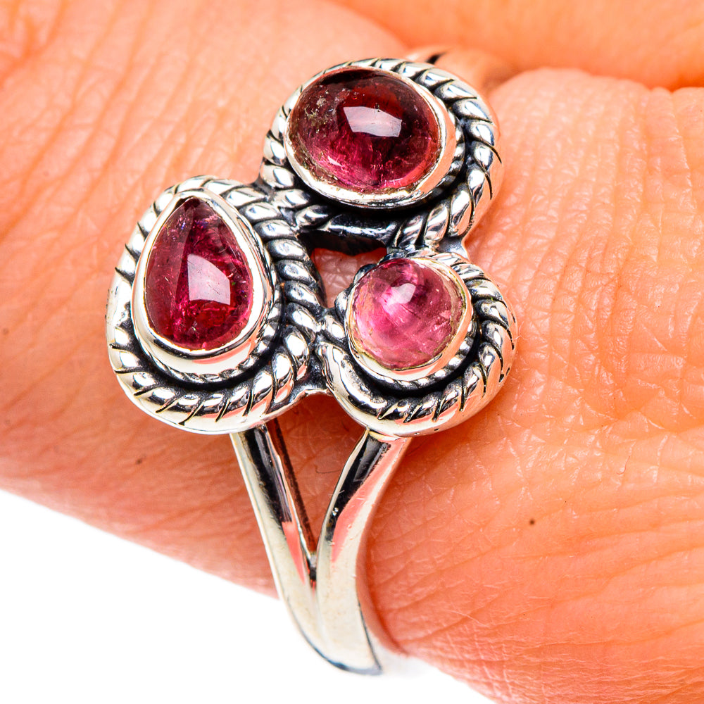Pink Tourmaline Rings handcrafted by Ana Silver Co - RING91984