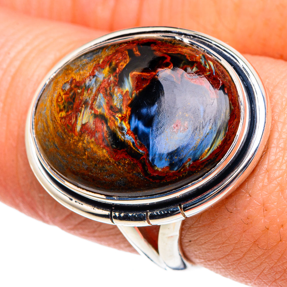 Golden Pietersite Rings handcrafted by Ana Silver Co - RING91994