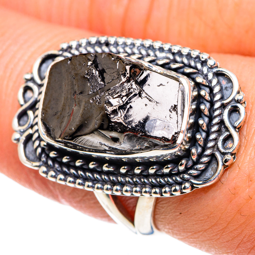Shungite Rings handcrafted by Ana Silver Co - RING91996