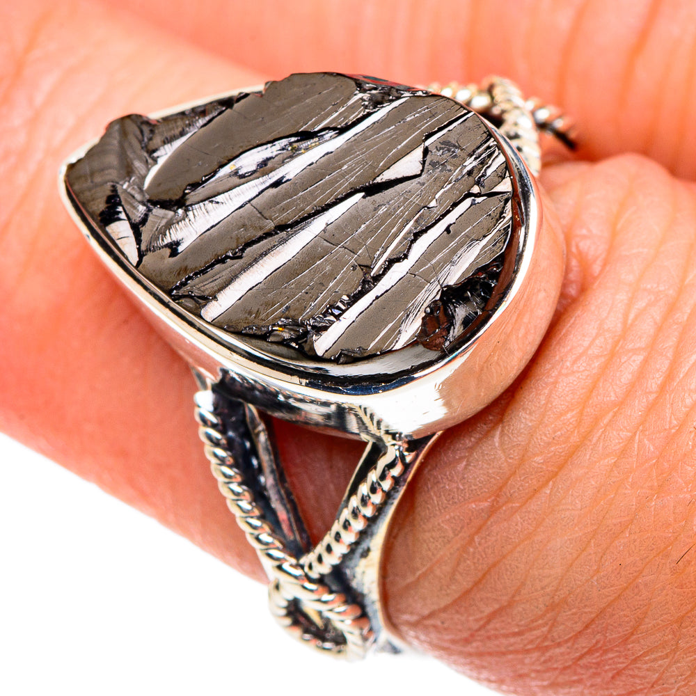 Shungite Rings handcrafted by Ana Silver Co - RING91997