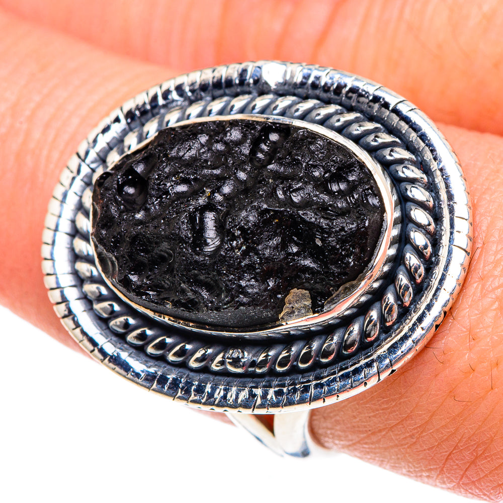 Tektite Rings handcrafted by Ana Silver Co - RING91998