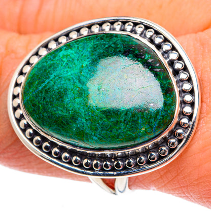 Chrysocolla Rings handcrafted by Ana Silver Co - RING92017