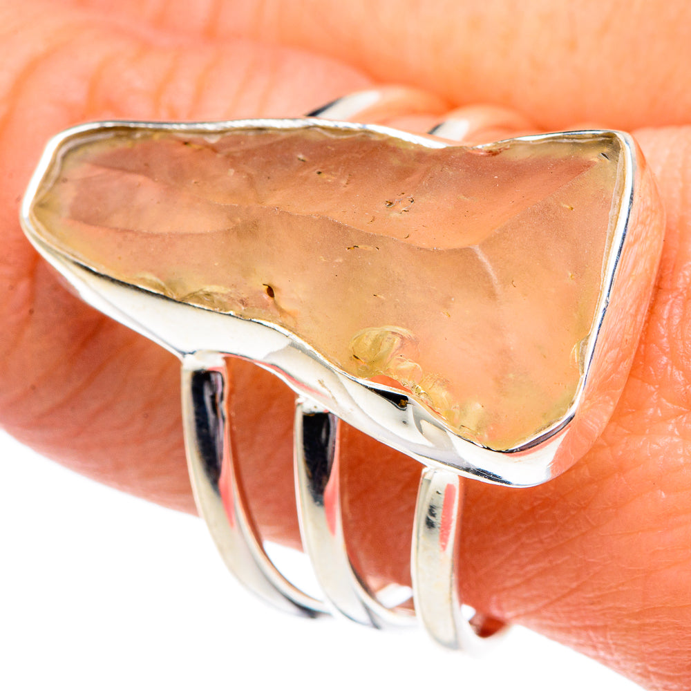 Libyan Glass Rings handcrafted by Ana Silver Co - RING92022