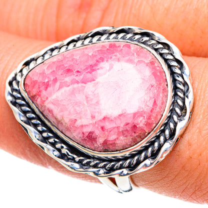 Rhodochrosite Rings handcrafted by Ana Silver Co - RING92023