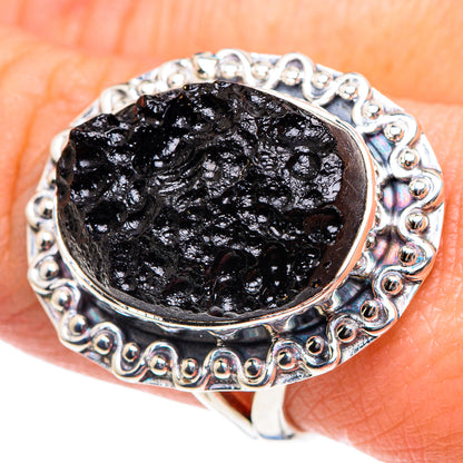 Tektite Rings handcrafted by Ana Silver Co - RING92031