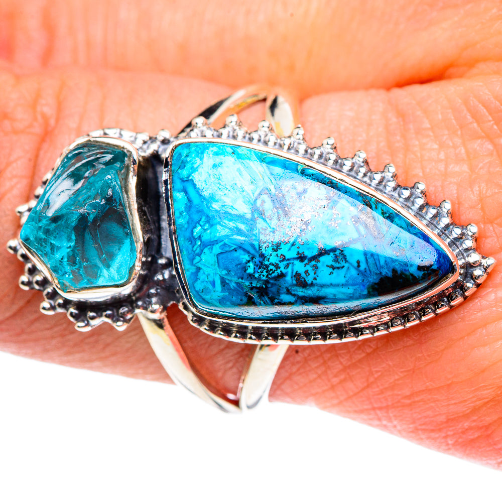 Shattuckite Rings handcrafted by Ana Silver Co - RING92053