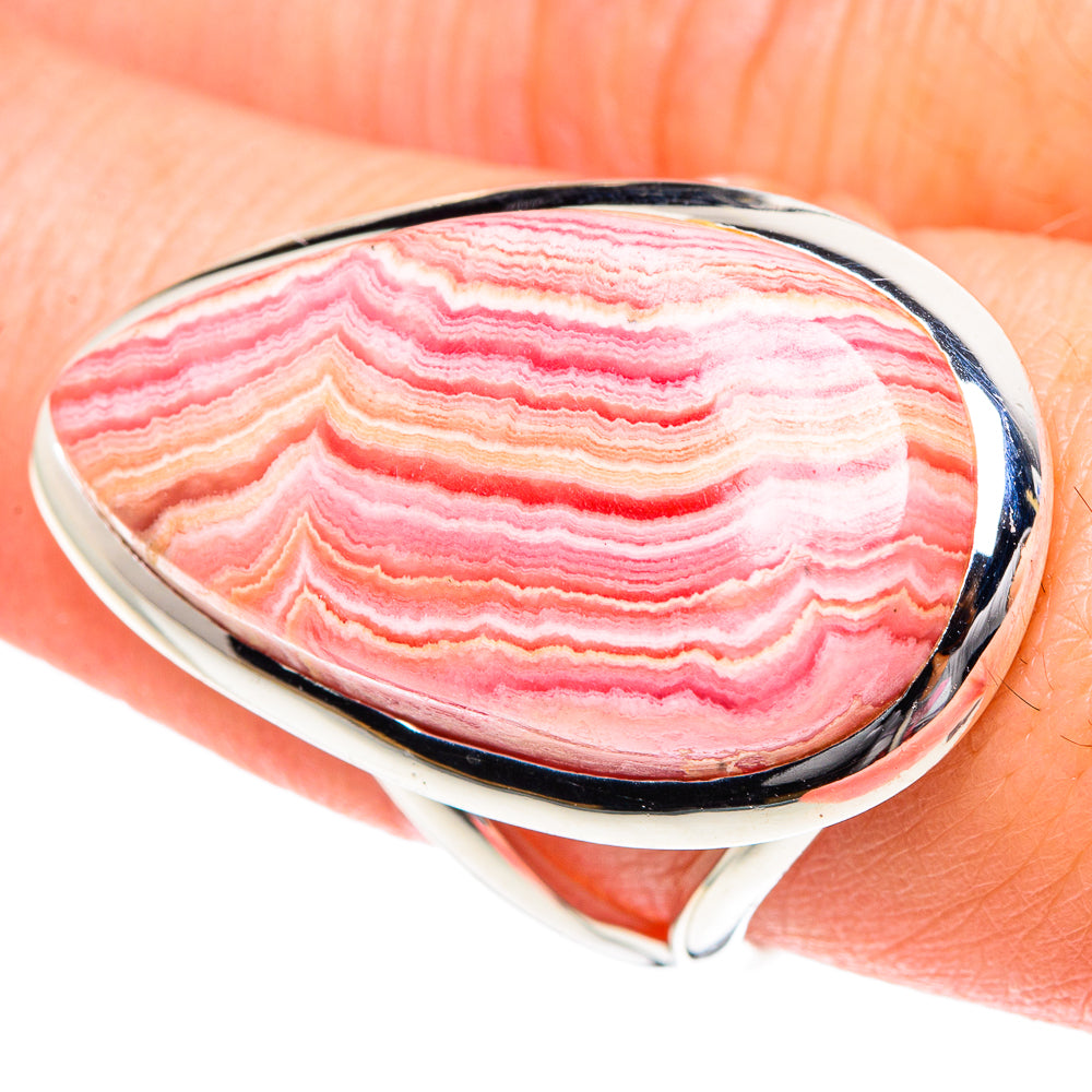 Rhodochrosite Rings handcrafted by Ana Silver Co - RING92060