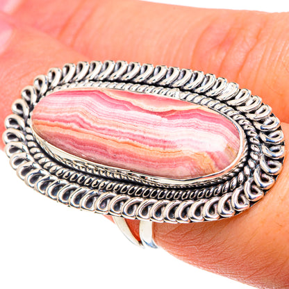Rhodochrosite Rings handcrafted by Ana Silver Co - RING92061