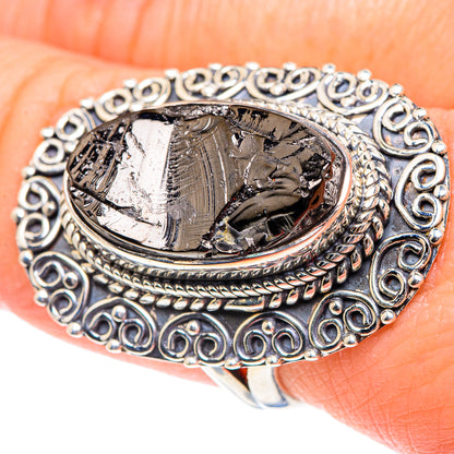 Shungite Rings handcrafted by Ana Silver Co - RING92067