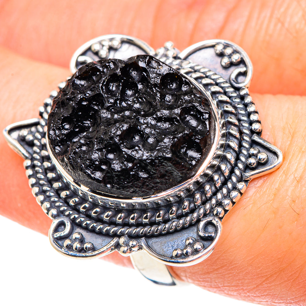 Tektite Rings handcrafted by Ana Silver Co - RING92070